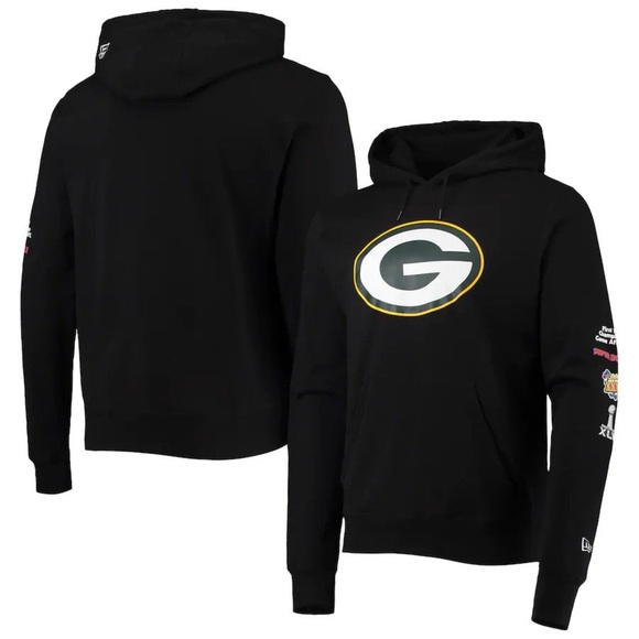 GREEN BAY PACKERS MEN'S WORLD CHAMPIONS HOODED SWEATSHIRT | NEW/NWT!! - Picture 1 of 13